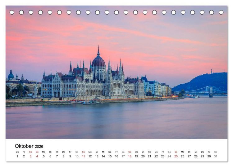 Produktbild: Europa im sch&ouml;nsten Licht (Tischkalender 2026 DIN A5 quer), CALVENDO Monatskalender