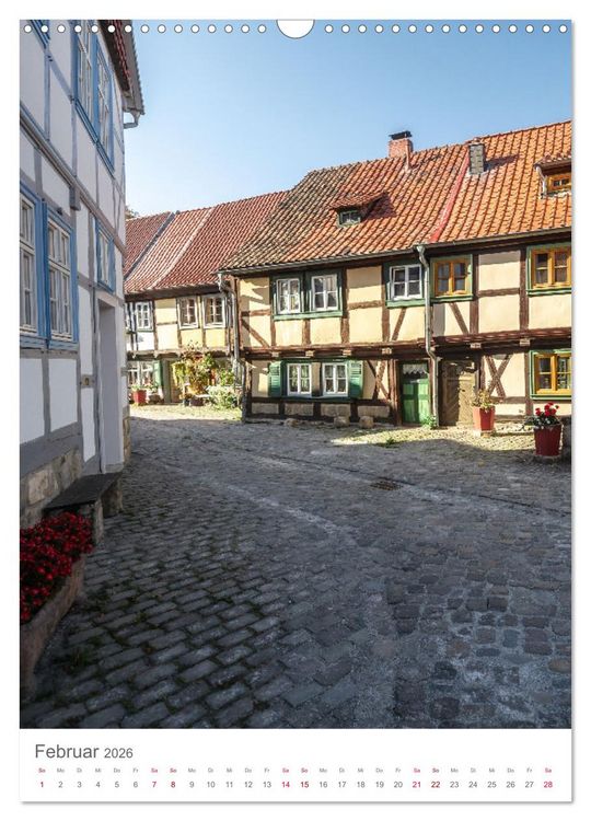 Produktbild: Fachwerk in Halberstadt (Wandkalender 2026 DIN A3 hoch), CALVENDO Monatskalender