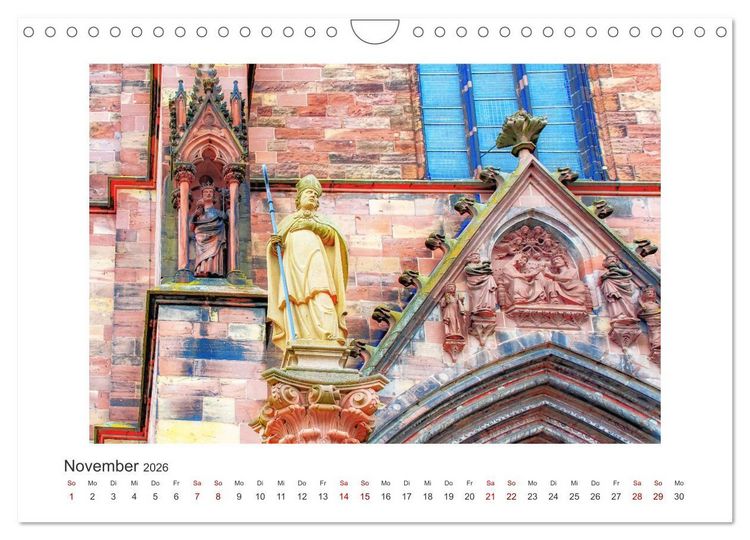 Produktbild: Freiburg - Breisgau Metropole (Wandkalender 2026 DIN A4 quer), CALVENDO Monatskalender