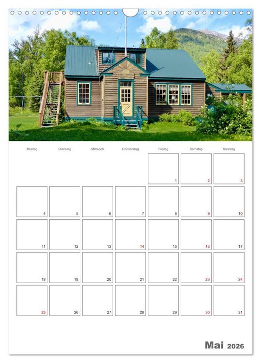 Produktbild: Alaska f&uuml;r alle die genug vom tr&auml;umen haben (Wandkalender 2026 DIN A3 hoch), CALVENDO Monatskalender