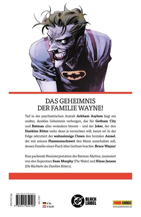 Produktbild: Batman: Der Fluch des wei&szlig;en Ritters (Pocket Edition)