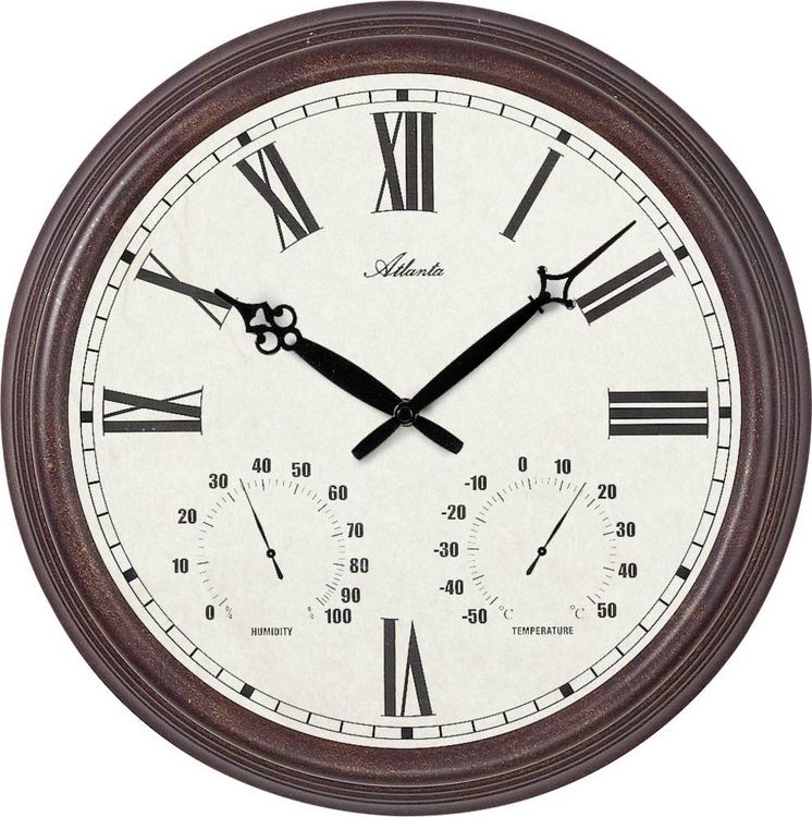 Produktbild: Atlanta Uhren 4448 Quarz Wanduhr 300mm Antik
