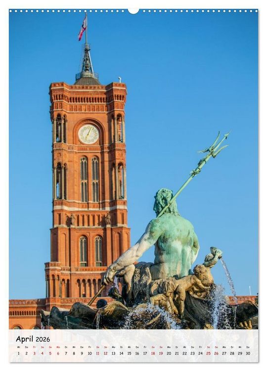 Produktbild: Berlin - Mitten drin! (Wandkalender 2026 DIN A2 hoch), CALVENDO Monatskalender