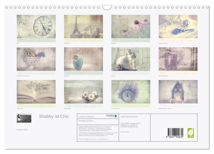 Produktbild: Shabby ist Chic (Wandkalender 2026 DIN A3 quer), CALVENDO Monatskalender