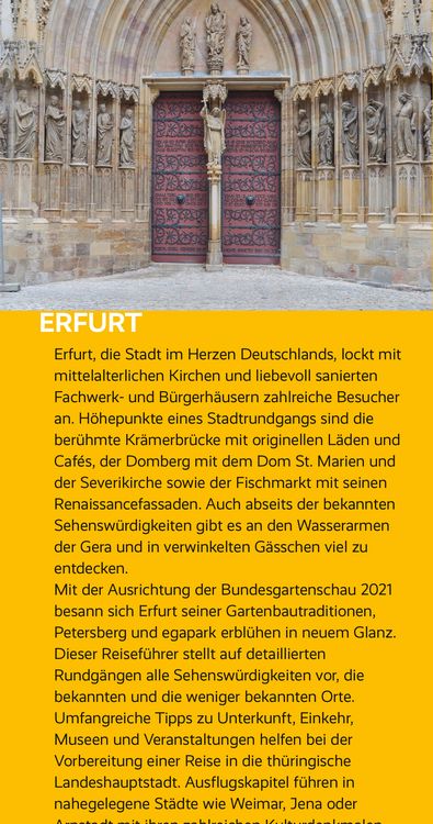 Produktbild: TRESCHER Reisef&uuml;hrer Erfurt