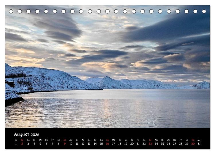 Produktbild: Norwegen (Tischkalender 2026 DIN A5 quer), CALVENDO Monatskalender
