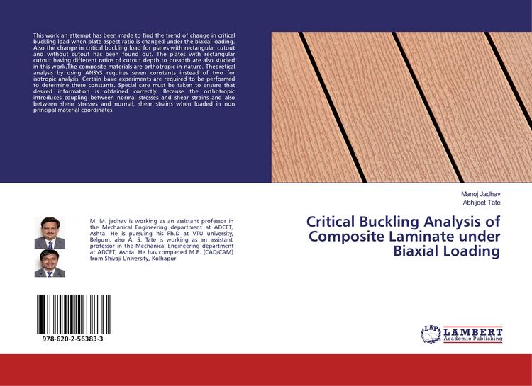 Produktbild: Critical Buckling Analysis of Composite Laminate under Biaxial Loading