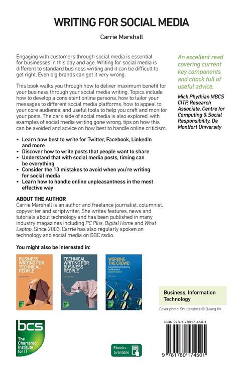 Produktbild: Writing for Social Media