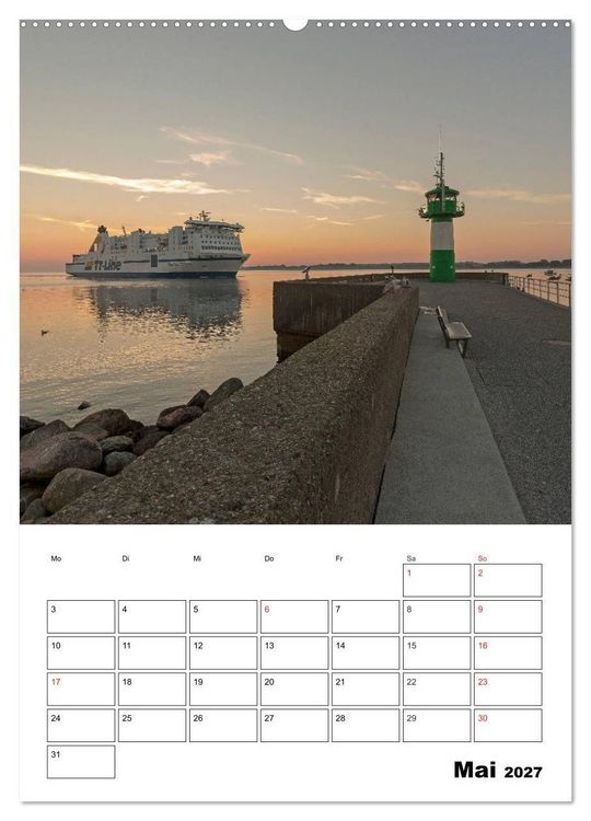 Produktbild: Ostsee. Urlaubsfeeling pur (hochwertiger Premium Wandkalender 2027 DIN A2 hoch), Kunstdruck in Hochglanz