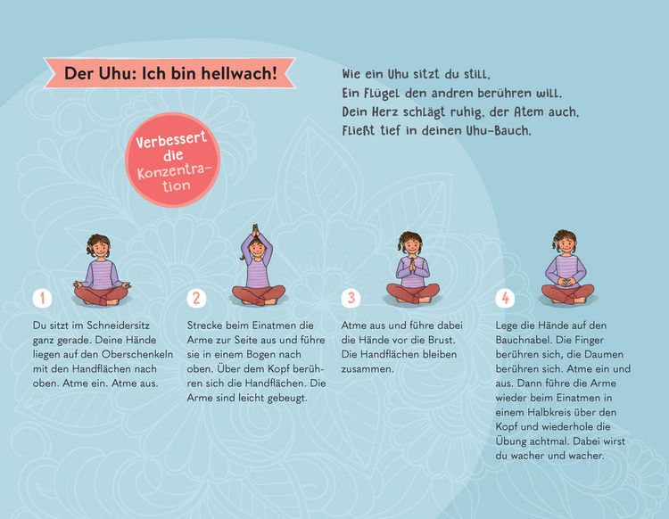 Produktbild: Yoga f&uuml;r Kinder - 30 einfache &Uuml;bungen f&uuml;r Kinder von 2 bis 6 Jahren