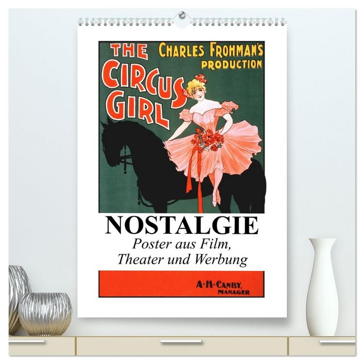 Produktbild: NOSTALGIE Poster aus Film, Theater und Werbung (hochwertiger Premium Wandkalender 2026 DIN A2 hoch), Kunstdruck in Hochglanz