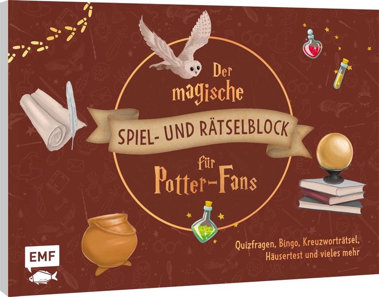 Bild vom Artikel Der magische Spiel- und Rätselblock für Harry Potter-Fans vom Autor 