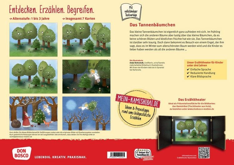 Produktbild: Das Tannenb&auml;umchen. Kamishibai Bildkartenset