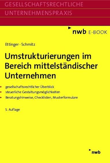 Produktbild: Umstrukturierungen im Bereich mittelst&auml;ndischer Unternehmen
