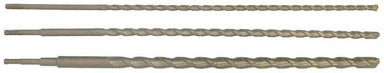 Produktbild: AVIT AV08014 Hartmetall Durchbruchbohrer 3teilig 12 mm, 16 mm, 24 mm Gesamtl&auml;nge 1000 mm SDS-Plus 1 St.