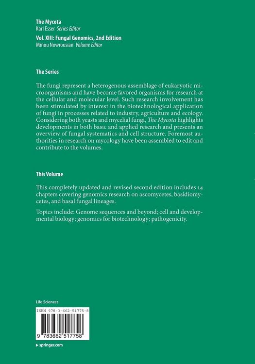 Produktbild: Fungal Genomics