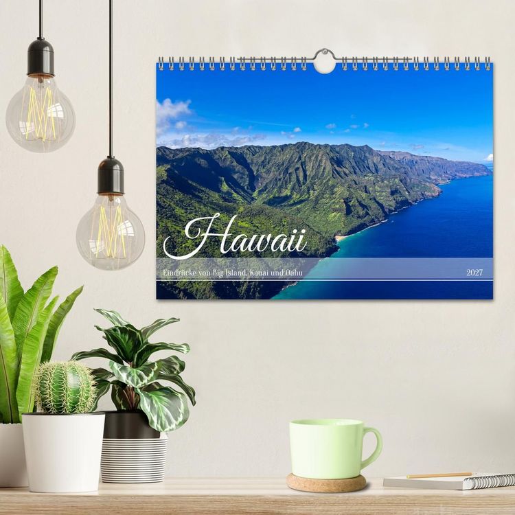Produktbild: Hawaii - Eindr&uuml;cke von Big Island, Kauai & Oahu (Wandkalender 2027 DIN A4 quer), CALVENDO Monatskalender