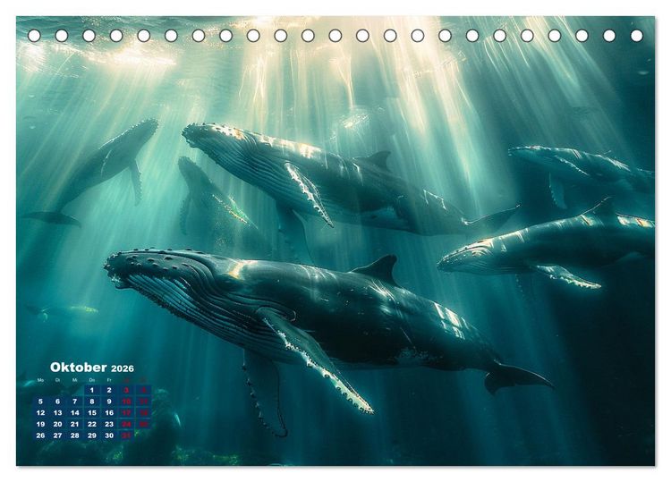 Produktbild: Meeresgr&ouml;&szlig;en (Tischkalender 2026 DIN A5 quer), CALVENDO Monatskalender