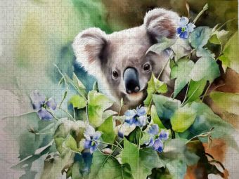 Produktbild: CALVENDO Puzzle Koala im Fr&uuml;hling | 2000 Teile Lege-Gr&ouml;&szlig;e 90x67cm Foto-Puzzle f&uuml;r gl&uuml;ckliche Stunden