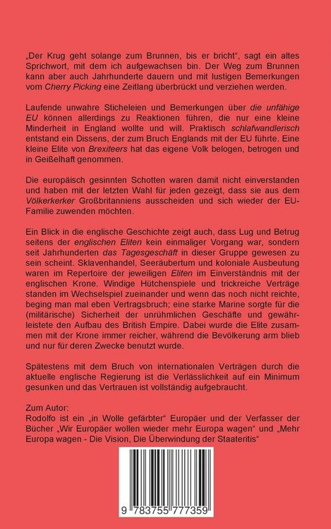 Produktbild: Nicht mehr EU - England