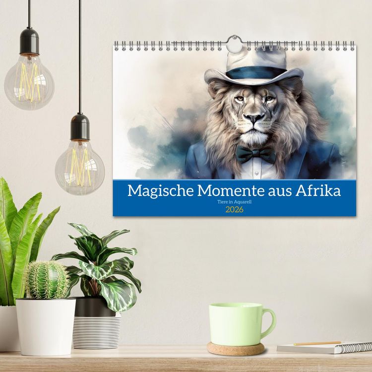 Produktbild: Magische Momente aus Afrika (Wandkalender 2026 DIN A4 quer), CALVENDO Monatskalender