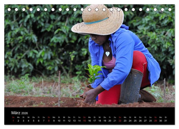 Produktbild: Zu Besuch beim Kaffee (Tischkalender 2026 DIN A5 quer), CALVENDO Monatskalender