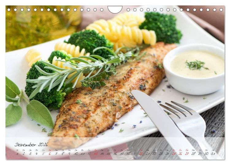 Produktbild: Mit frischen Kr&auml;utern gesund durch das Jahr (Wandkalender 2026 DIN A4 quer), CALVENDO Monatskalender