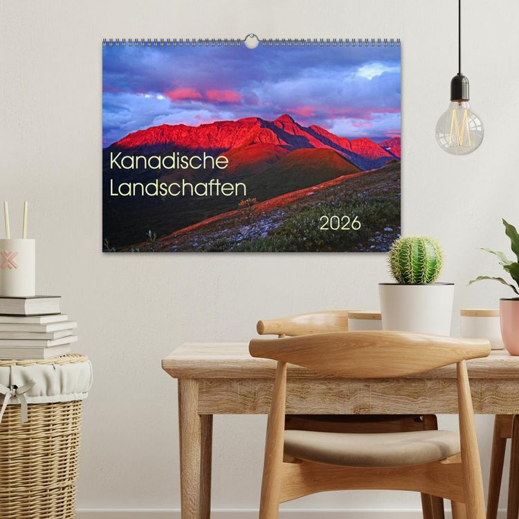 Produktbild: Kanadische Landschaften 2026 (Wandkalender 2026 DIN A3 quer), CALVENDO Monatskalender