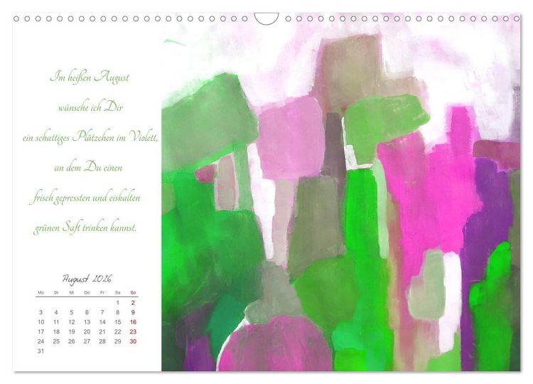 Produktbild: Farbw&uuml;nsche f&uuml;r Dich (Wandkalender 2026 DIN A3 quer), CALVENDO Monatskalender