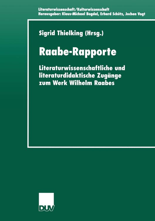 Bild vom Artikel Raabe-Rapporte vom Autor Sigrid Thielking