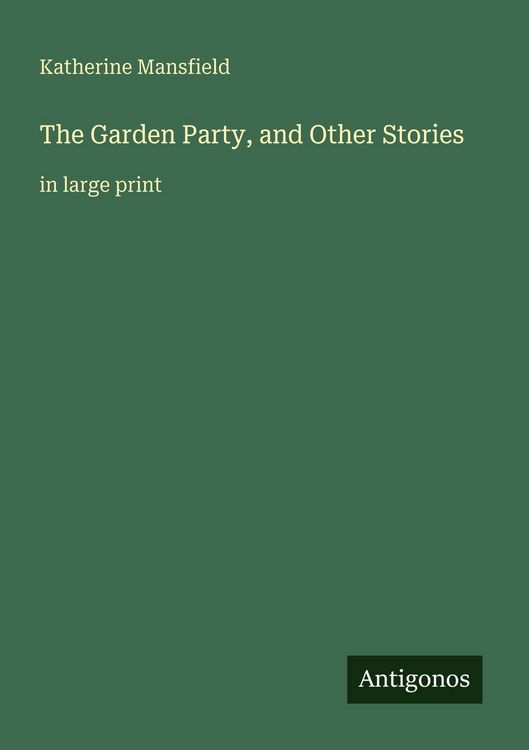Produktbild: The Garden Party, and Other Stories