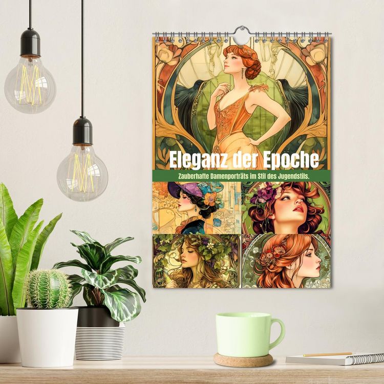 Produktbild: Eleganz der Epoche (Wandkalender 2026 DIN A4 hoch), CALVENDO Monatskalender