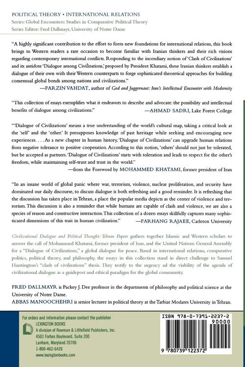 Produktbild: Civilizational Dialogue and Political Thought