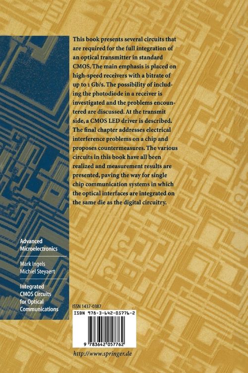 Produktbild: Integrated CMOS Circuits for Optical Communications