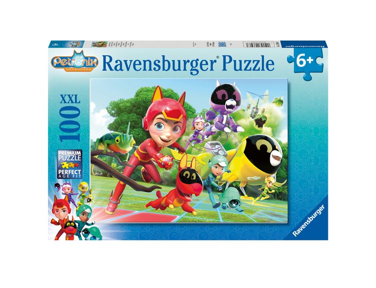 Produktbild: Kinderpuzzle 100 XXL Teile - Petronix Defenders - Das Petronix-Team