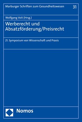 Produktbild: Werberecht und Absatzf&ouml;rderung/Preisrecht