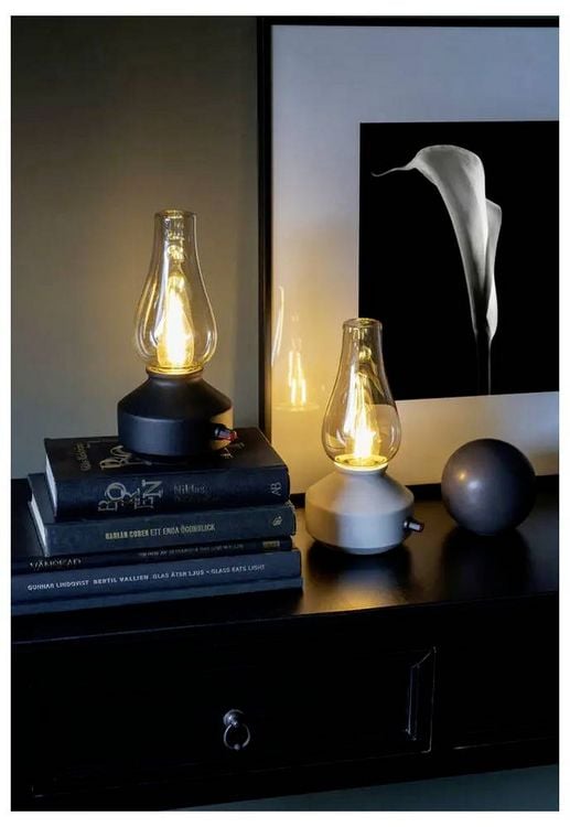 Produktbild: Konstsmide 4130-205 Akku-Tischlampe Warmwei&szlig; Wei&szlig;