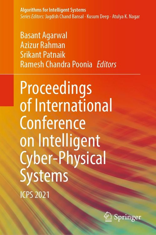 Produktbild: Proceedings of International Conference on Intelligent Cyber-Physical Systems
