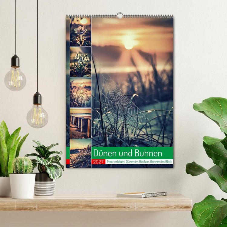 Produktbild: D&uuml;nen und Buhnen (Wandkalender 2027 DIN A2 hoch), CALVENDO Monatskalender