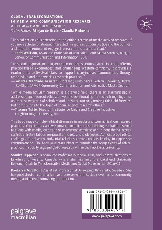Produktbild: Media Activist Research Ethics