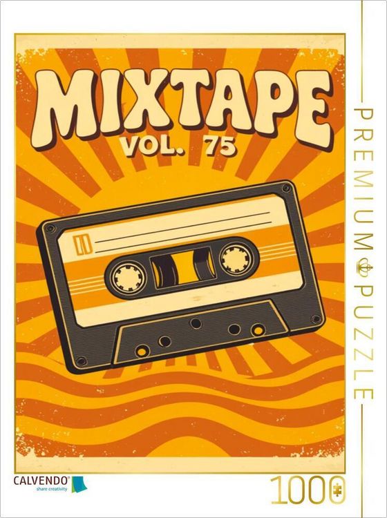 Produktbild: CALVENDO Puzzle Mixtape Memories | 1000 Teile Lege-Gr&ouml;&szlig;e 64x48cm Foto-Puzzle f&uuml;r gl&uuml;ckliche Stunden