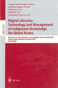 Produktbild: Digital Libraries: Technology and Management of Indigenous Knowledge for Global Access