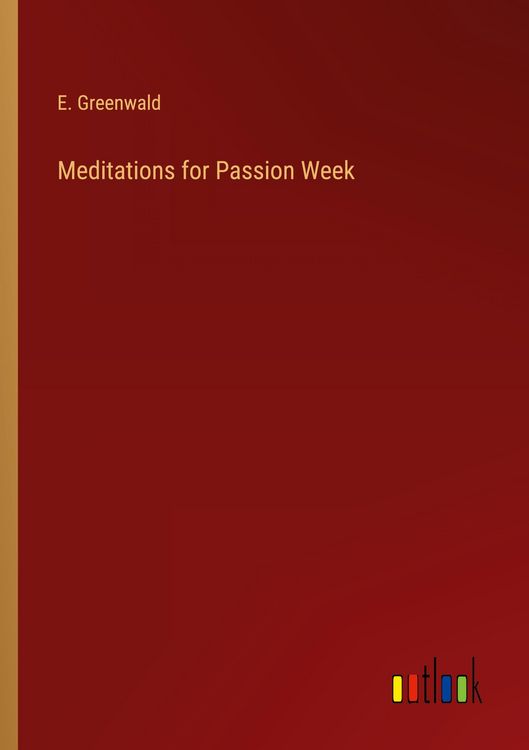 Produktbild: Meditations for Passion Week