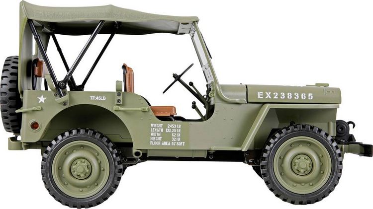 Produktbild: Amewi Jeep Willys MB Scale Crawler Brushed 1:14 RC Modellauto Elektro Crawler Allradantrieb (4WD)