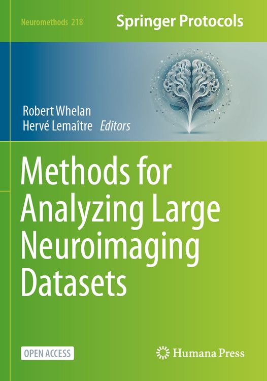 Produktbild: Methods for Analyzing Large Neuroimaging Datasets