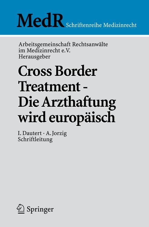 Produktbild: Cross Border Treatment - Die Arzthaftung wird europ&auml;isch