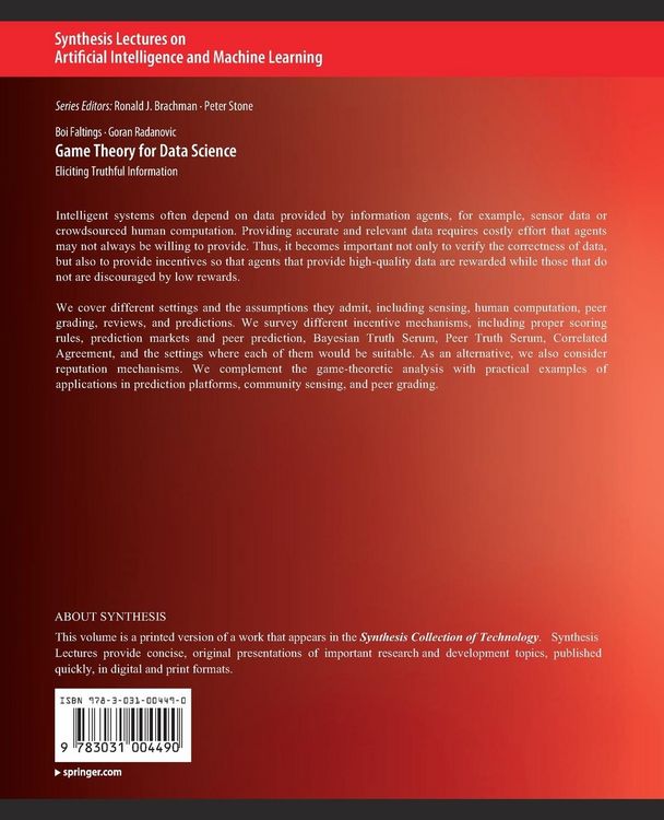 Produktbild: Game Theory for Data Science
