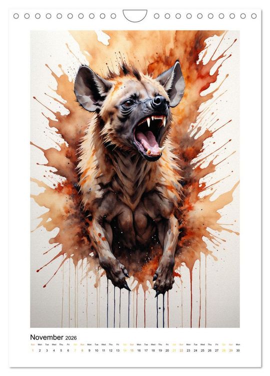 Produktbild: Fantastic Animal World: A Play of Colors and Elegance (Wall Calendar 2026 DIN A4 portrait), CALVENDO 12 Month Wall Calendar