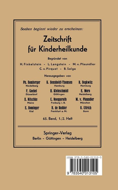 Produktbild: Richtlinien f&uuml;r die Kinderkost