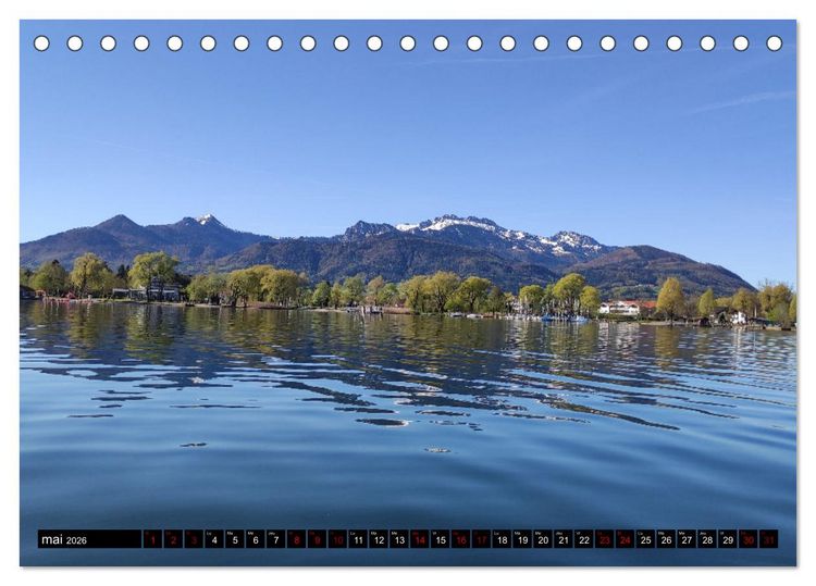 Produktbild: Bons baisers du Chiemsee (Calendrier de bureau 2026 DIN A5 vertical), CALVENDO calendrier mensuel